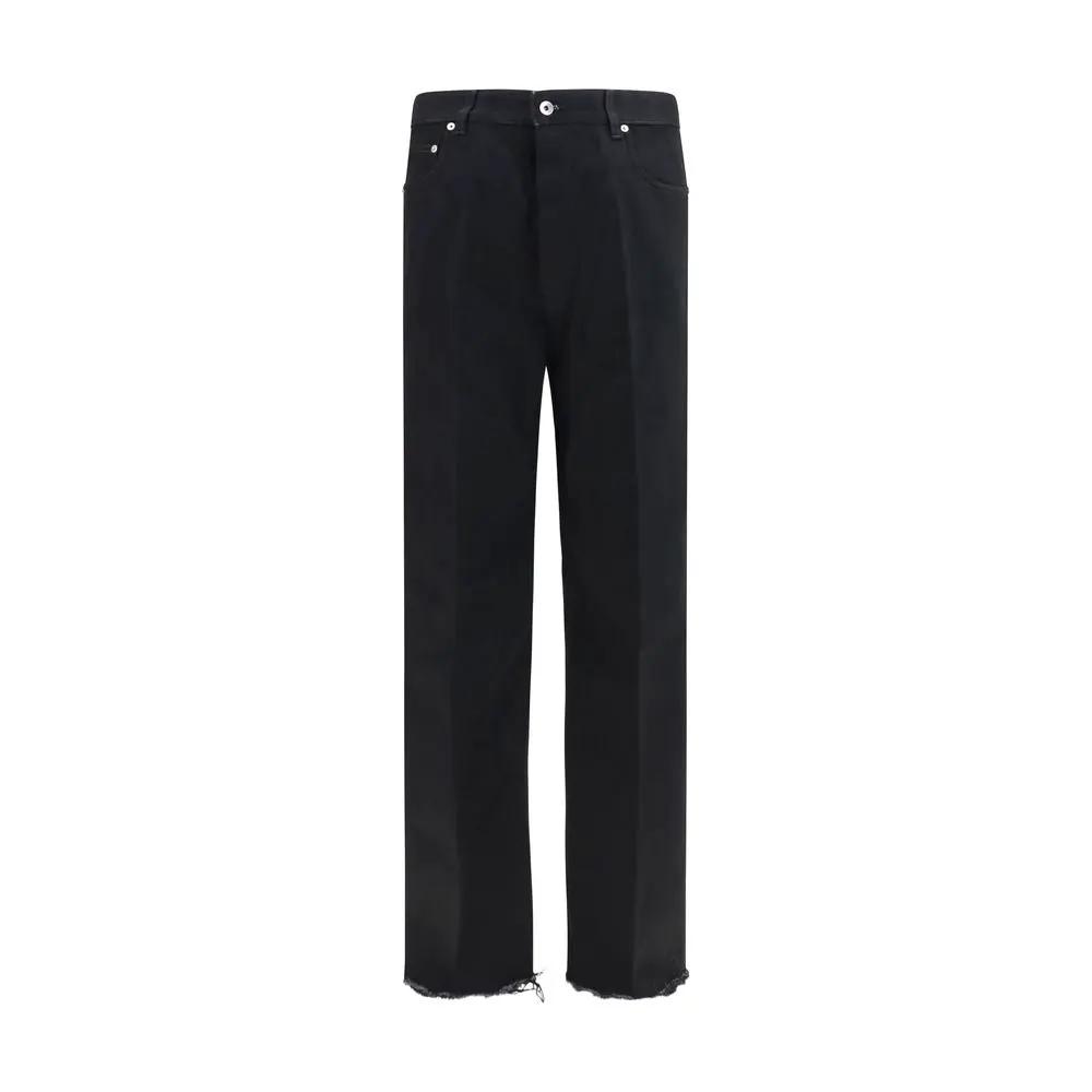 Rick Owens Sample Sale | Rick Owens Black Cotton Flared Jeans - | Designer outlet