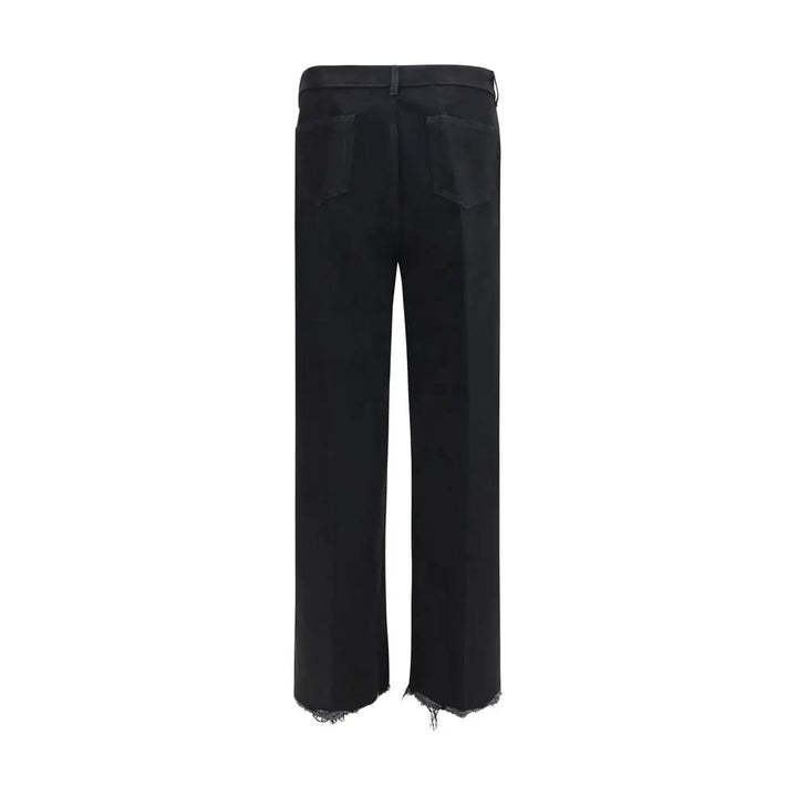 Rick Owens Sample Sale | Rick Owens Black Cotton Flared Jeans - | Designer outlet