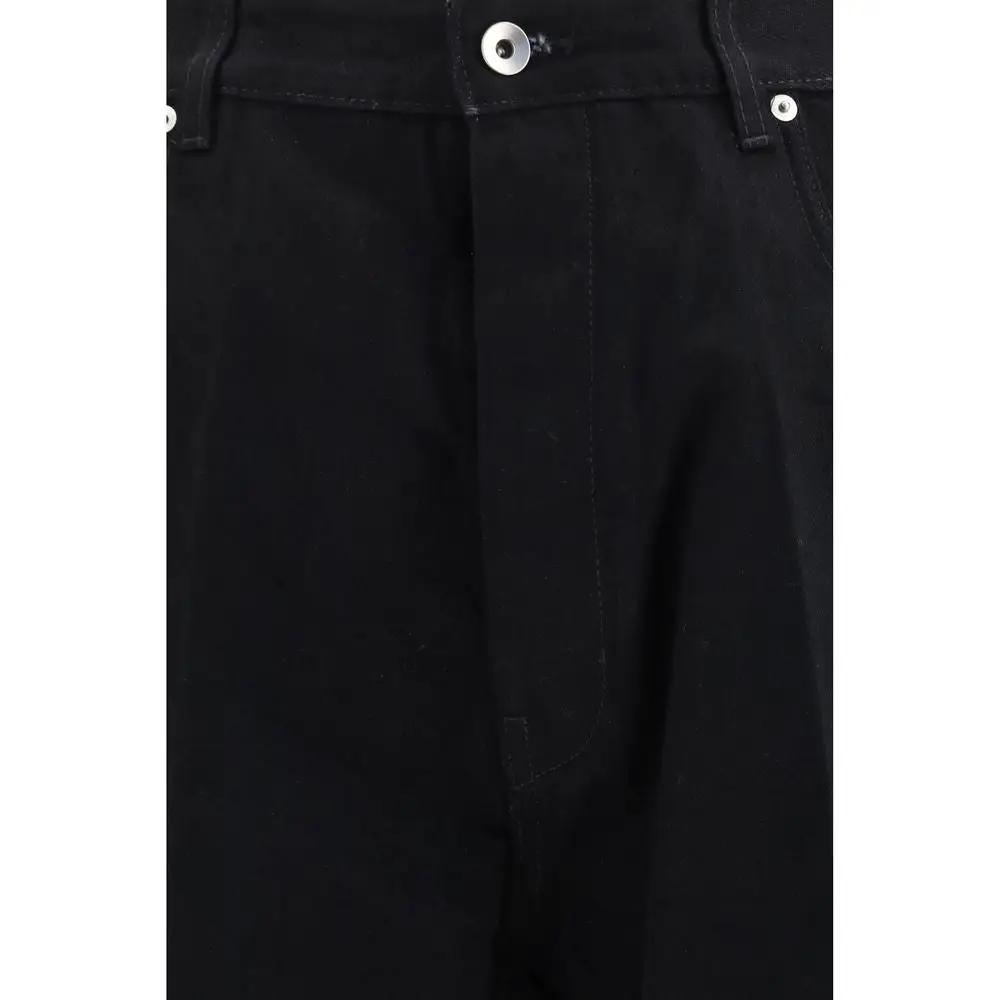Rick Owens Sample Sale | Rick Owens Black Cotton Flared Jeans - | Designer outlet