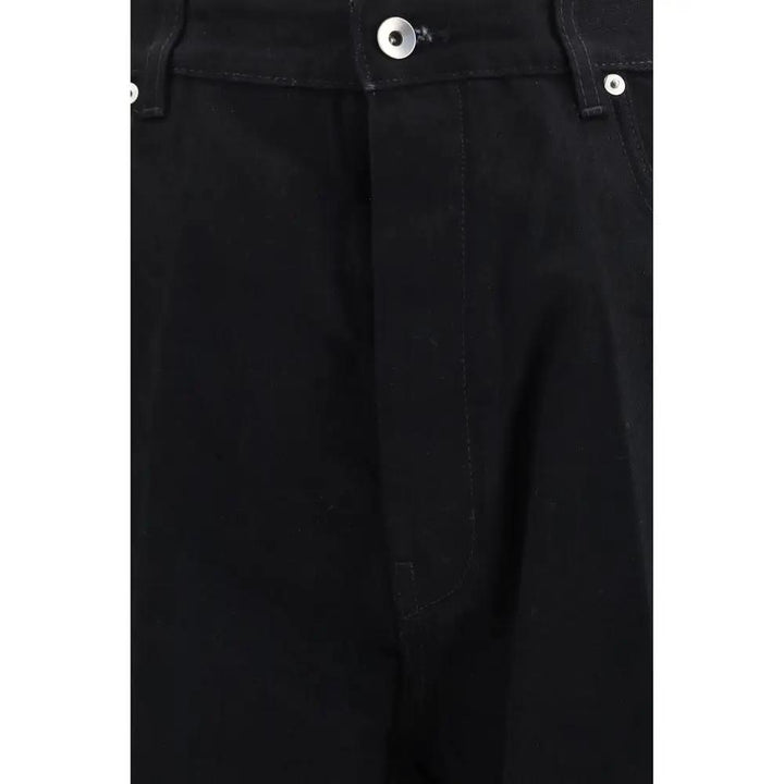 Rick Owens Sample Sale | Rick Owens Black Cotton Flared Jeans - | Designer outlet