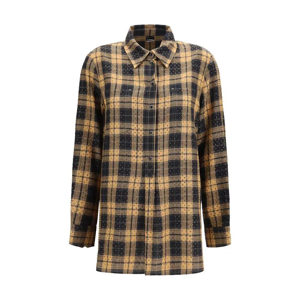 PINKO Sample Sale | PINKO Beige Viscose Pattern Shirt - | Designer outlet