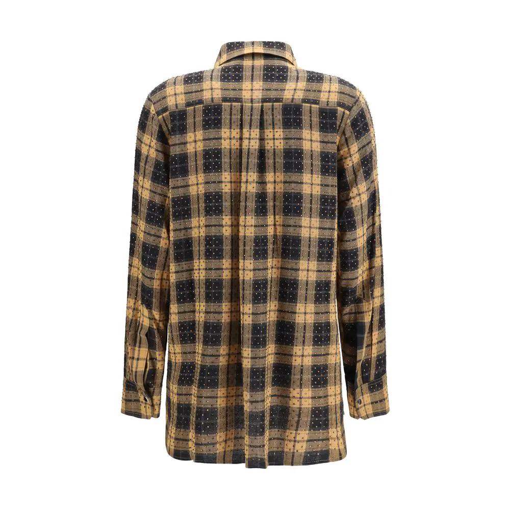 PINKO Sample Sale | PINKO Beige Viscose Pattern Shirt - | Designer outlet