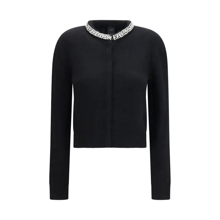 PINKO Sample Sale | PINKO Black Wool Oves Aries Cardigan - | Designer outlet