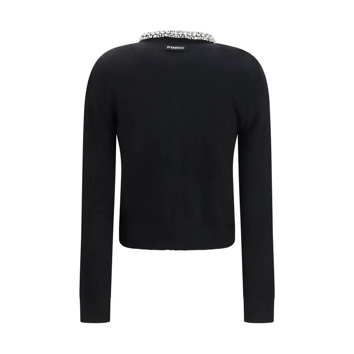 PINKO Sample Sale | PINKO Black Wool Oves Aries Cardigan - | Designer outlet