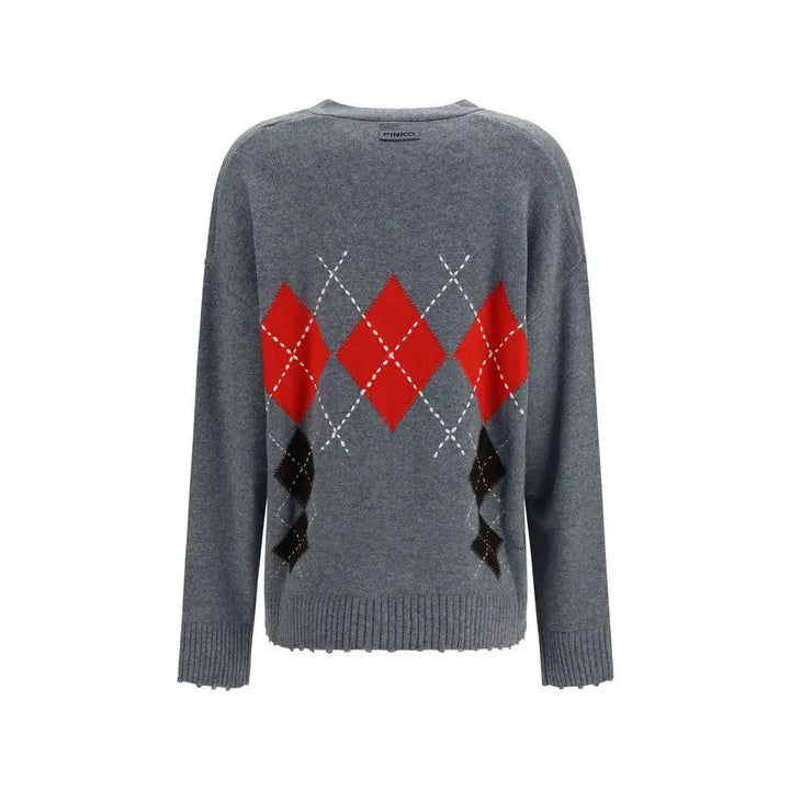 PINKO Sample Sale | PINKO Gray Wool Oves Aries Cardigan - | Designer outlet