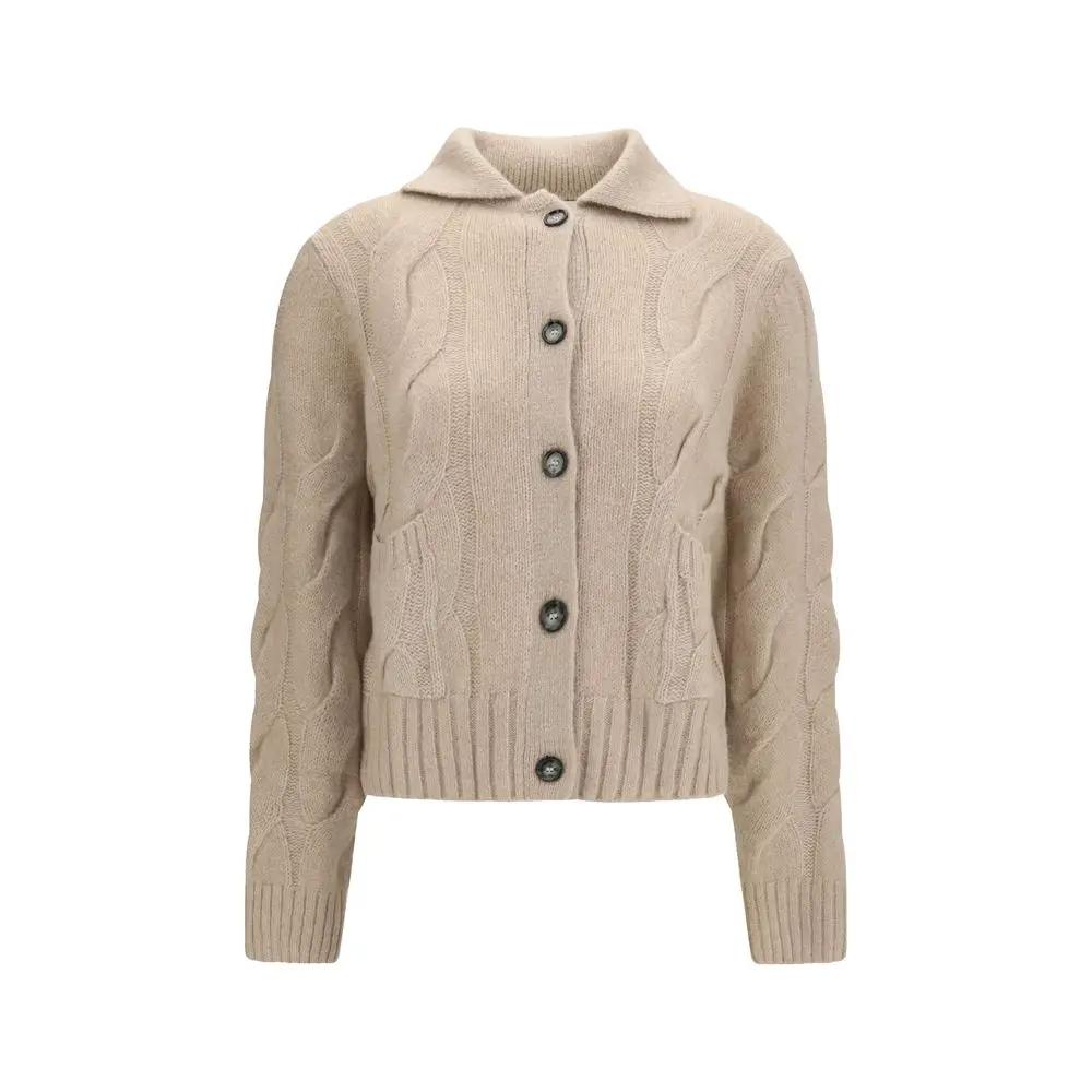 Allude Sample Sale | Allude Beige Cashmere Cardigan - | Designer outlet