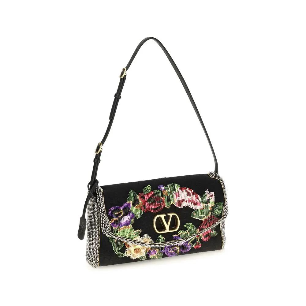 Valentino Garavani Sample Sale | Valentino Garavani Multicolor Linen Shoulder Bag - | Designer outlet