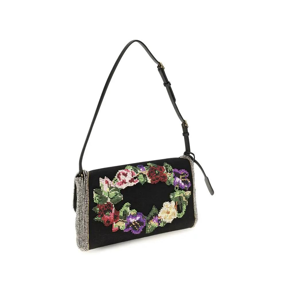 Valentino Garavani Sample Sale | Valentino Garavani Multicolor Linen Shoulder Bag - | Designer outlet