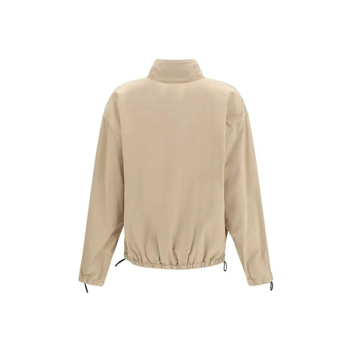 Miu Miu Sample Sale | Miu Miu Beige Cotton Full-Length Jacket - | Designer outlet