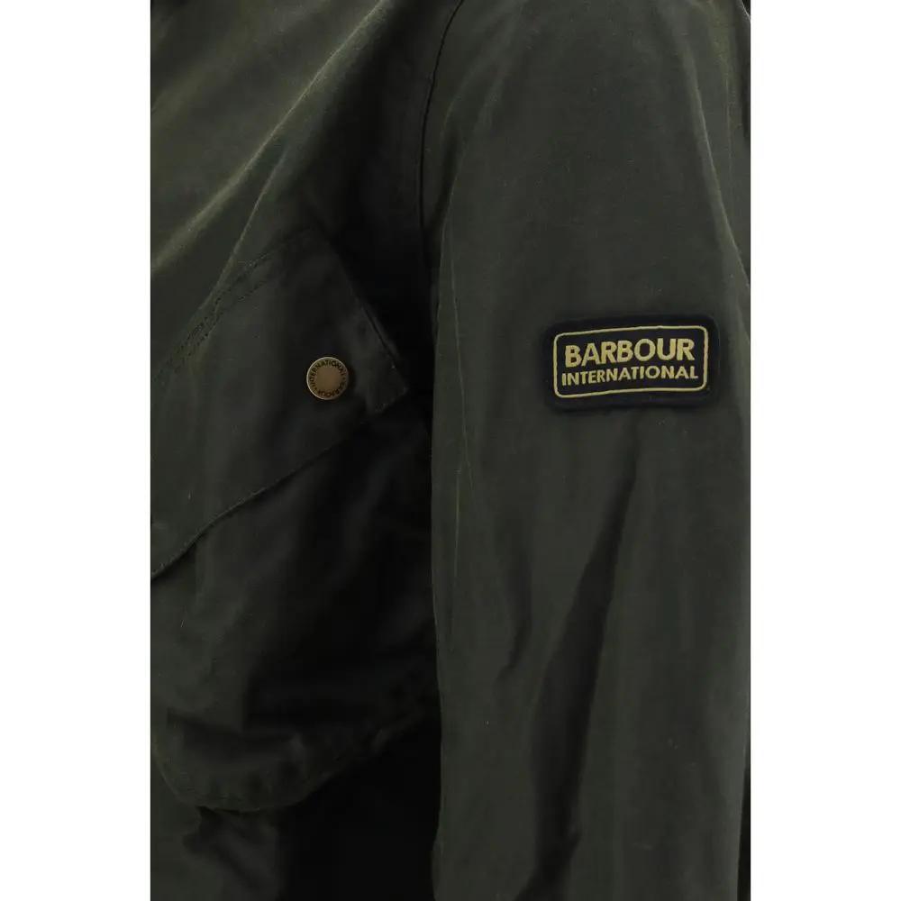 Barbour International Sample Sale | Barbour International Bicolor Cotton Full-Length Jacket - | Designer outlet