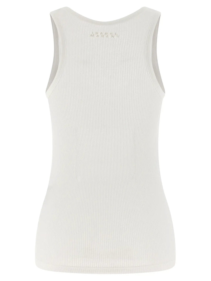 Isabel Marant Sample Sale | Isabel Marant White Cotton Tank Tops - | Designer outlet