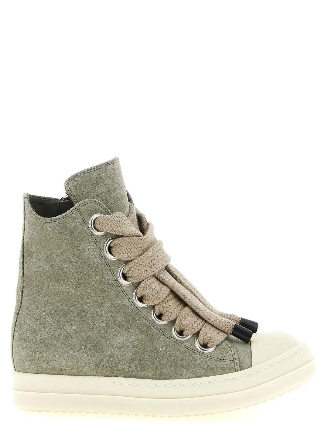 Rick Owens Sample Sale | Rick Owens Bicolor Calfskin High Top Sneakers - | Designer outlet