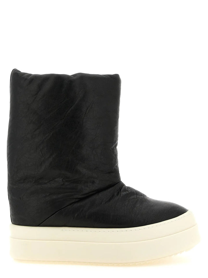 Rick Owens Sample Sale | Rick Owens Bicolor Lamb Leather Boots - | Designer outlet