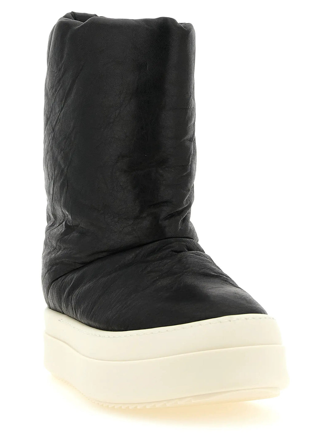 Rick Owens Sample Sale | Rick Owens Bicolor Lamb Leather Boots - | Designer outlet
