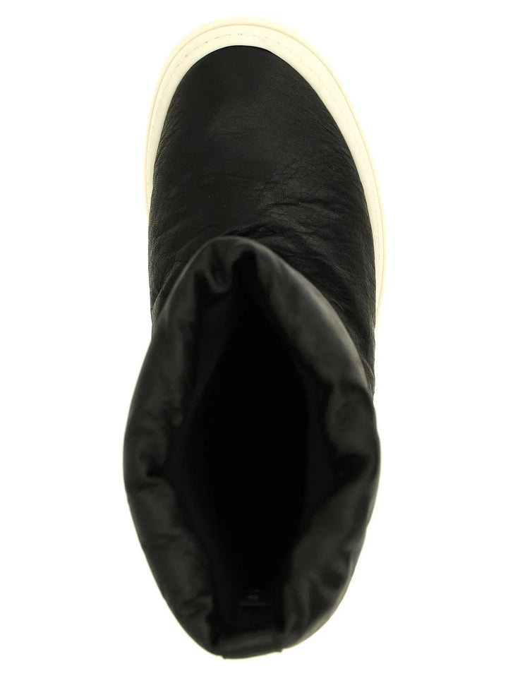 Rick Owens Sample Sale | Rick Owens Bicolor Lamb Leather Boots - | Designer outlet