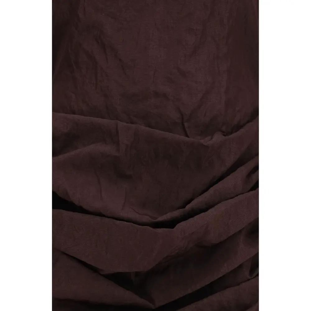 Magda Butrym Sample Sale | Magda Butrym Brown Cotton Casual Dress - | Designer outlet