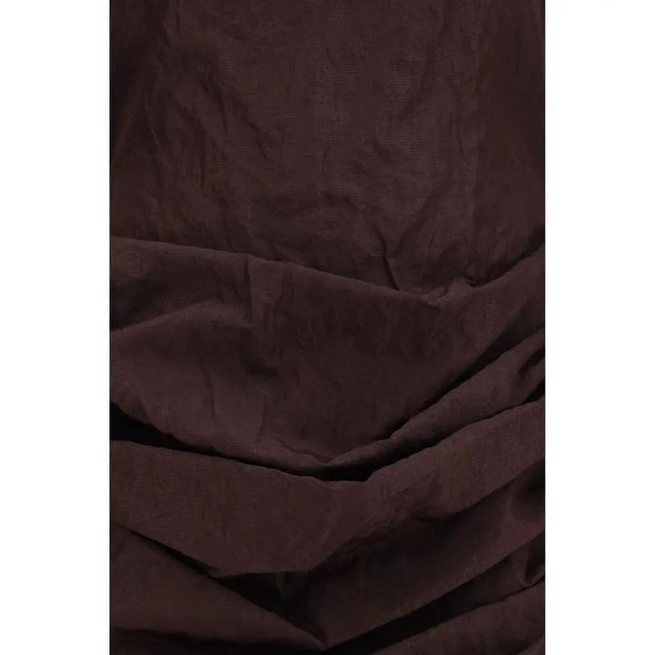 Magda Butrym Sample Sale | Magda Butrym Brown Cotton Casual Dress - | Designer outlet