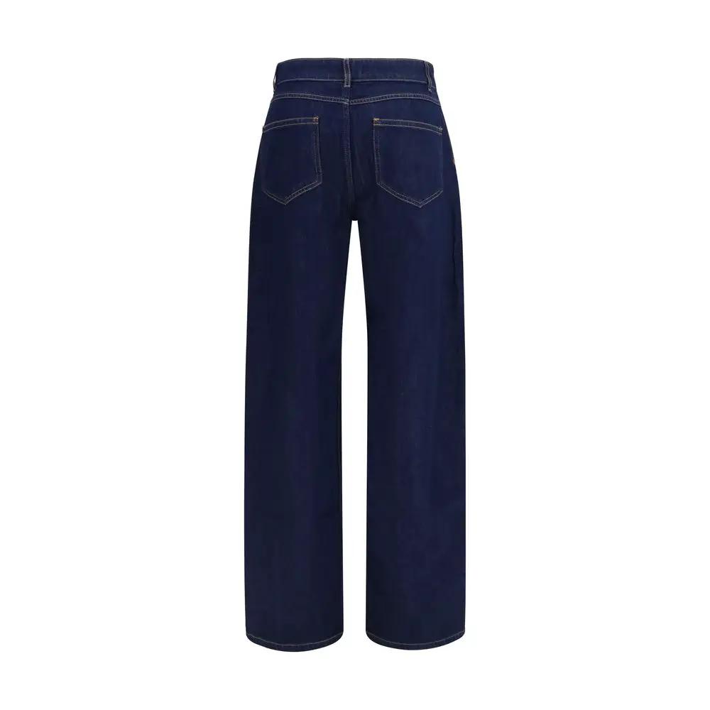 Max Mara Sample Sale | Max Mara Blue Cotton Jeans Denim - | Designer outlet