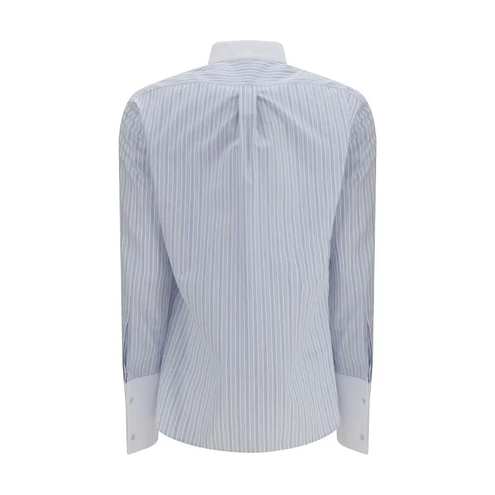 Tom Ford Sample Sale | Tom Ford Blue Cotton Pattern Shirt - | Designer outlet