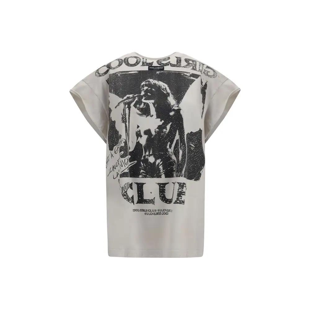 Dolce &amp; Gabbana Sample Sale | Dolce &amp; Gabbana Gray Cotton T-Shirt - | Designer outlet