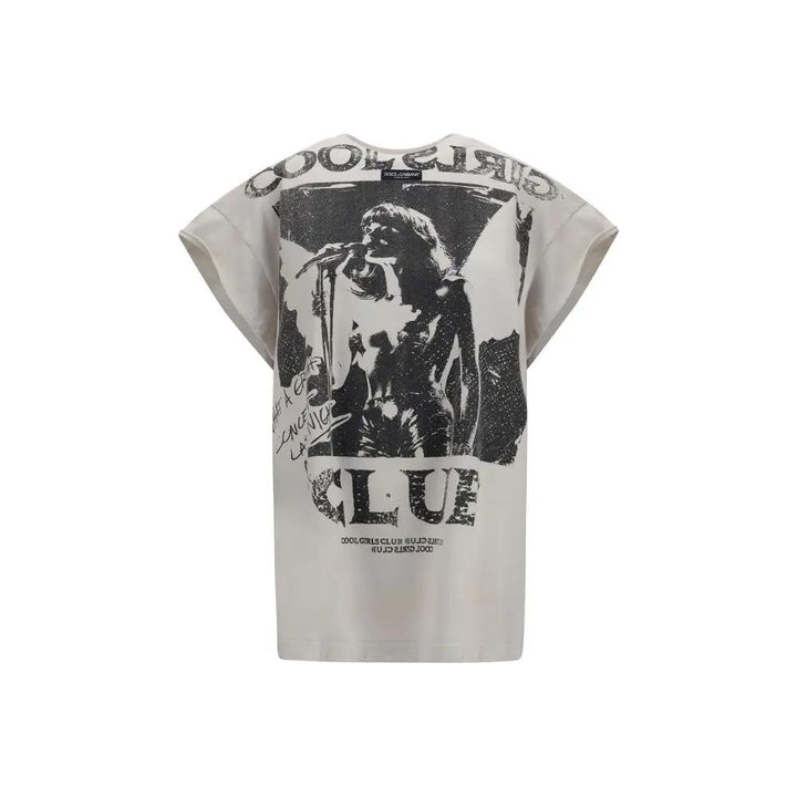 Dolce &amp; Gabbana Sample Sale | Dolce &amp; Gabbana Gray Cotton T-Shirt - | Designer outlet