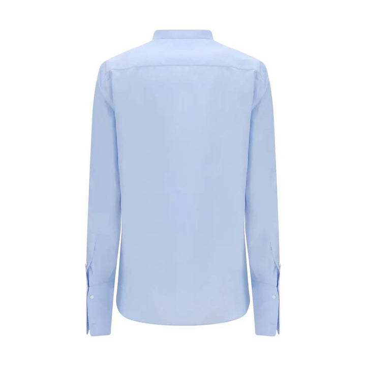 Fendi Sample Sale | Fendi Blue Cotton Dress Shirt - | Designer outlet