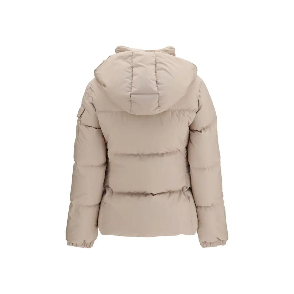 Moncler Sample Sale | Moncler Beige Goose Down Shell Jacket - | Designer outlet