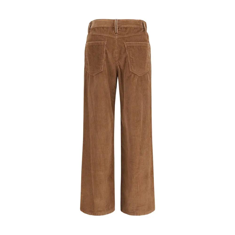 Brunello Cucinelli Sample Sale | Brunello Cucinelli Brown Cotton Casual Pants - | Designer outlet