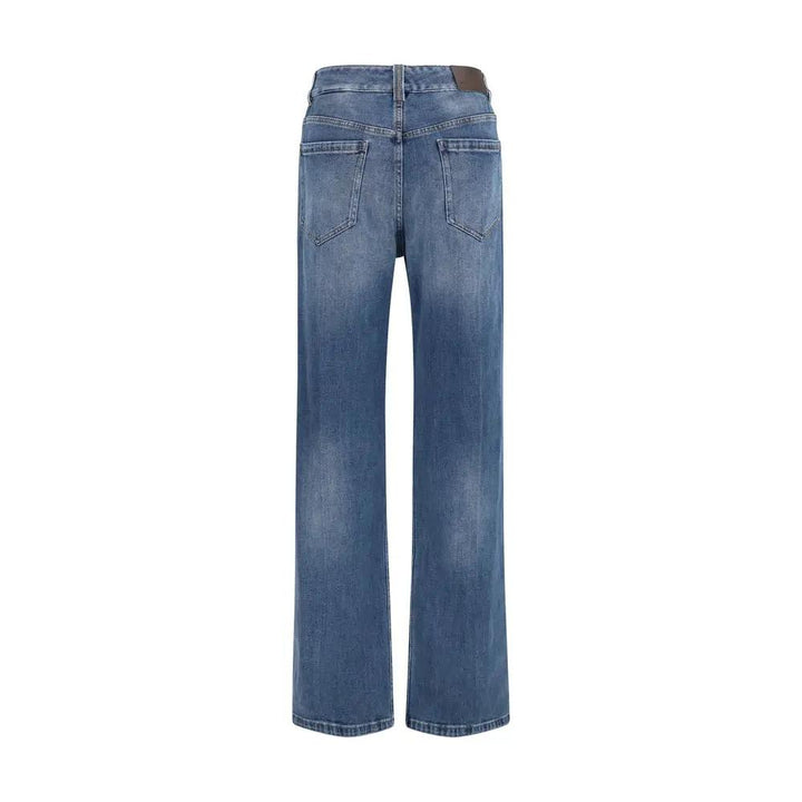 Brunello Cucinelli Sample Sale | Brunello Cucinelli Blue Cotton Relaxed Fit Jeans - | Designer outlet