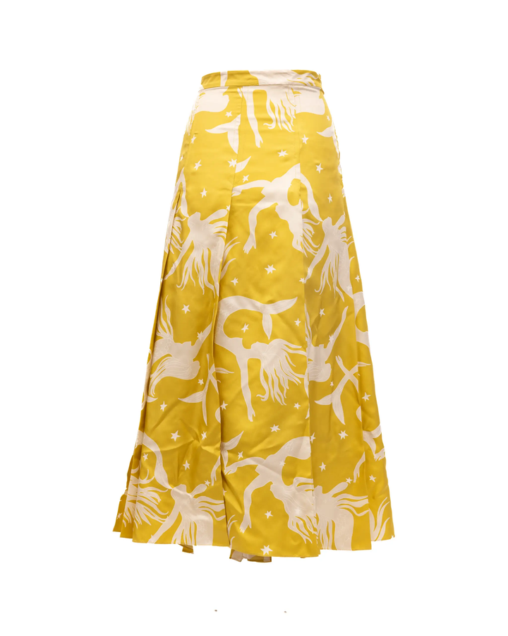 Valentino Garavani Sample Sale | Valentino Garavani Yellow skirt with off-white details - | Designer outlet