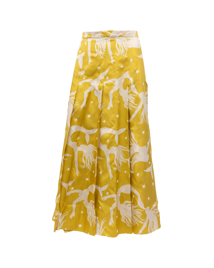 Valentino Garavani Sample Sale | Valentino Garavani Yellow skirt with off-white details - | Designer outlet