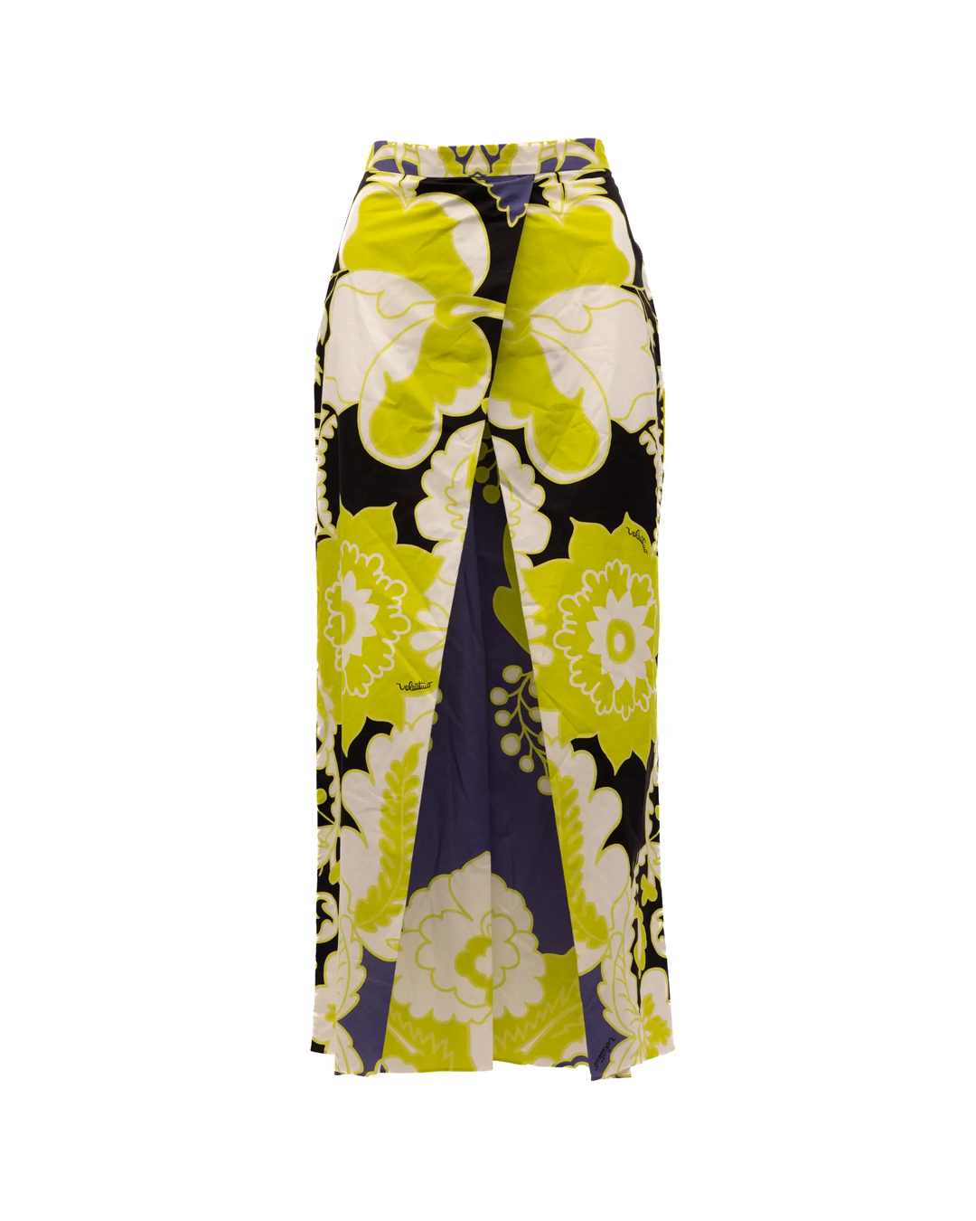 Valentino Garavani Sample Sale | Valentino Garavani Women Floral Skirt in Black, Lime Green, White Details - | Designer outlet