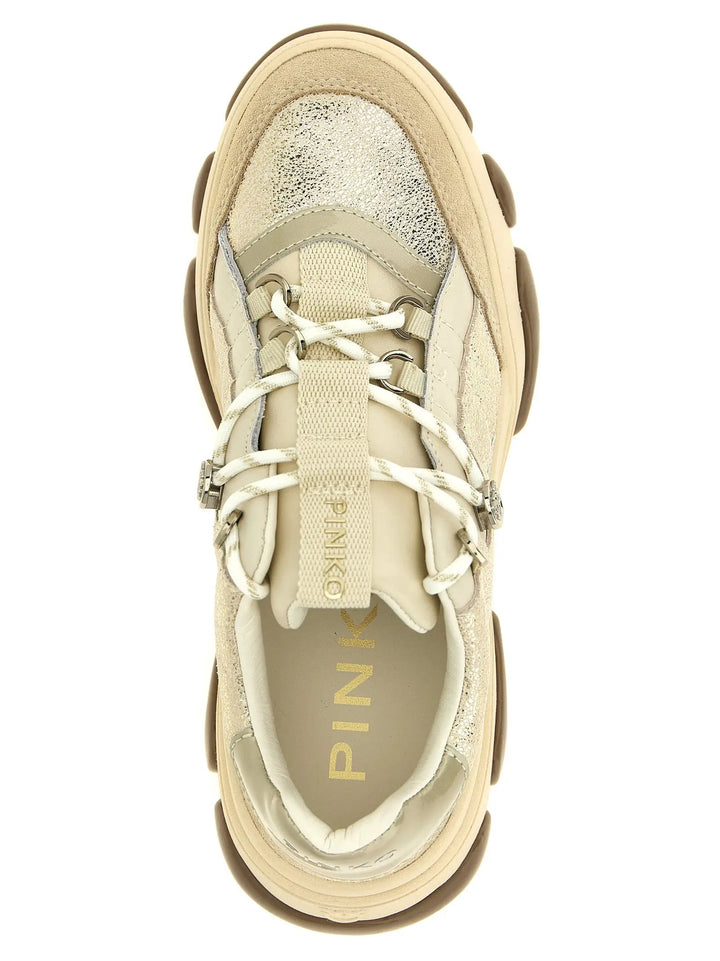 PINKO Sample Sale | PINKO Multicolor Cowhide Chunky Sneakers - | Designer outlet
