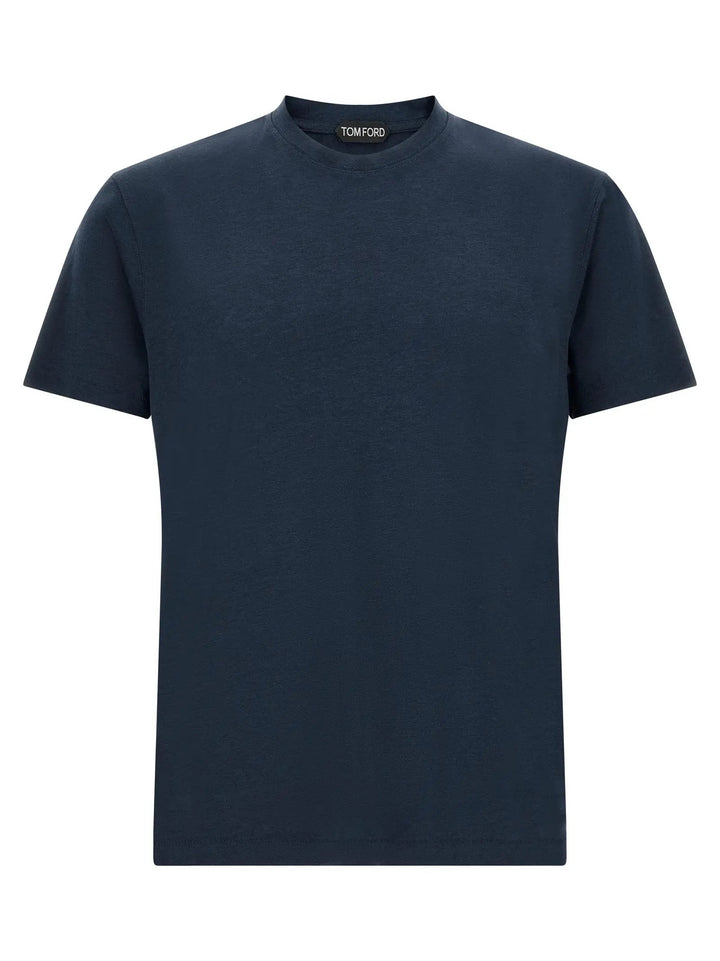 Tom Ford Sample Sale | Tom Ford Blue Lyocell T-Shirt - | Designer outlet