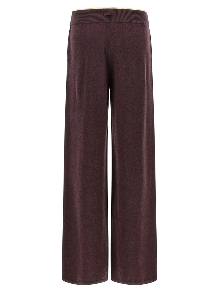 PINKO Sample Sale | PINKO Purple Wool Casual Pants - | Designer outlet