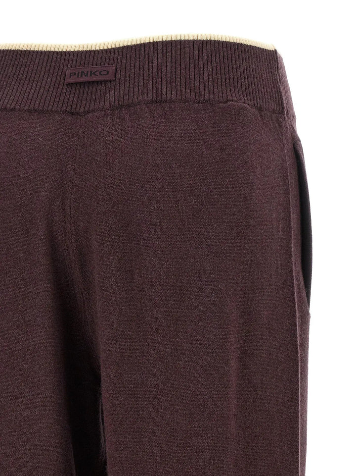 PINKO Sample Sale | PINKO Purple Wool Casual Pants - | Designer outlet