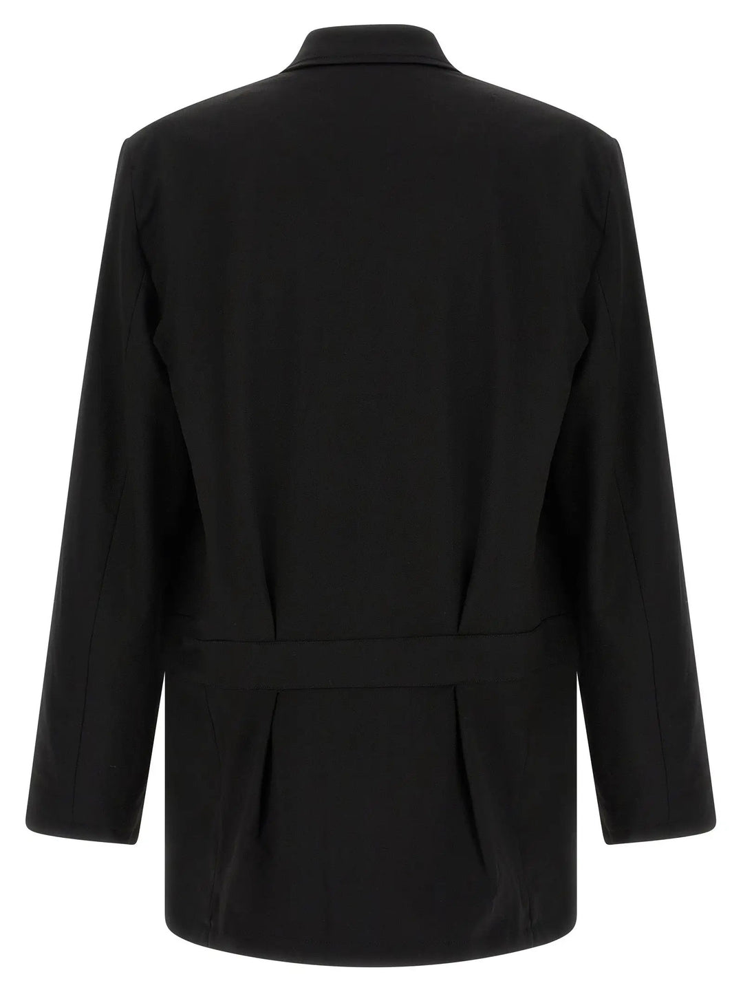 Y-3 Sample Sale | Y-3 Black Wool Full-Length Jacket - | Designer outlet