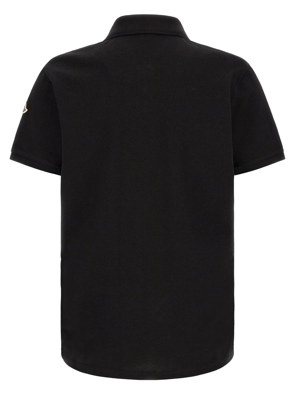 Moncler Sample Sale | Moncler Black Cotton Polo Shirt - | Designer outlet