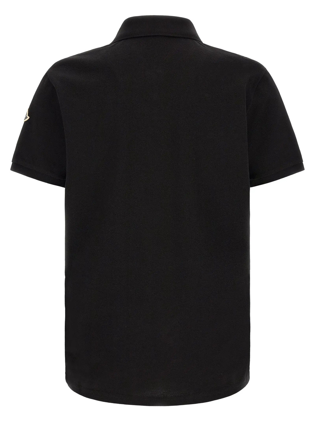 Moncler Sample Sale | Moncler Black Cotton Polo Shirt - | Designer outlet