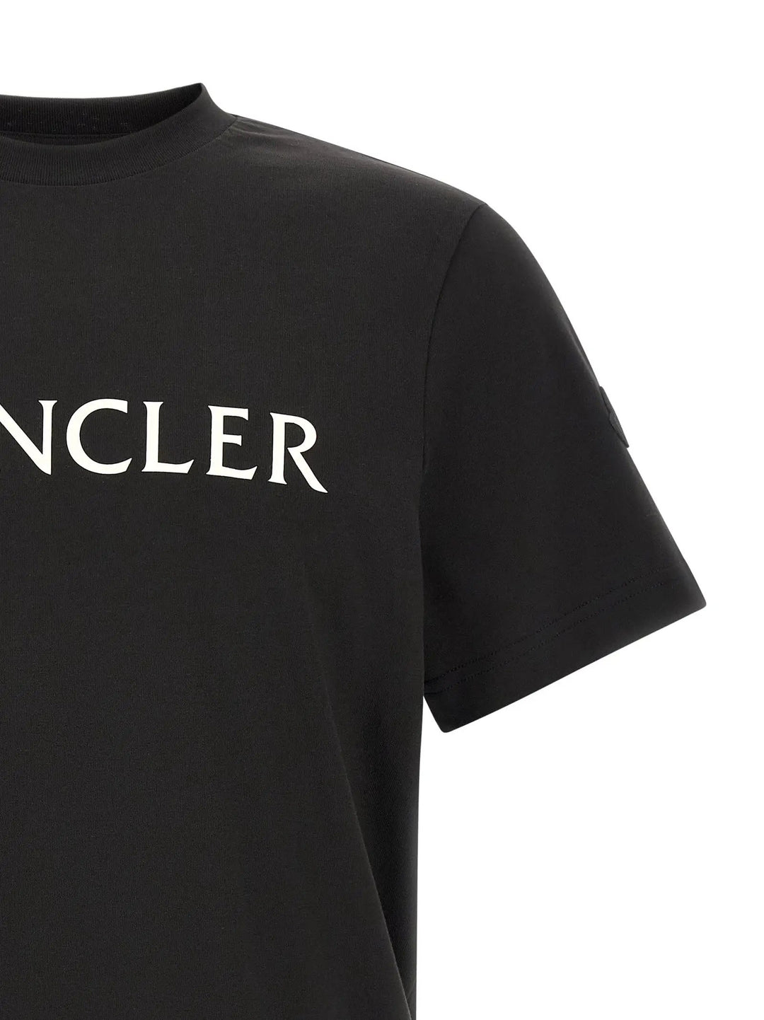 Moncler Sample Sale | Moncler Black Cotton T-Shirt - | Designer outlet