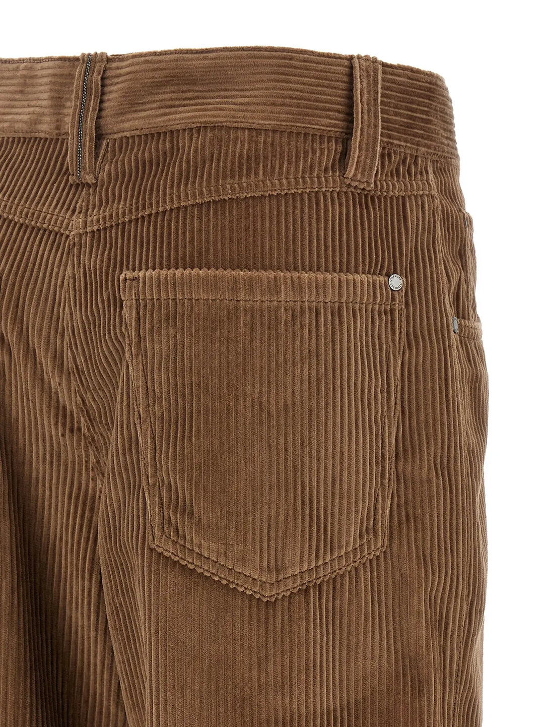 Brunello Cucinelli Sample Sale | Brunello Cucinelli Brown Cotton Casual Pants - | Designer outlet