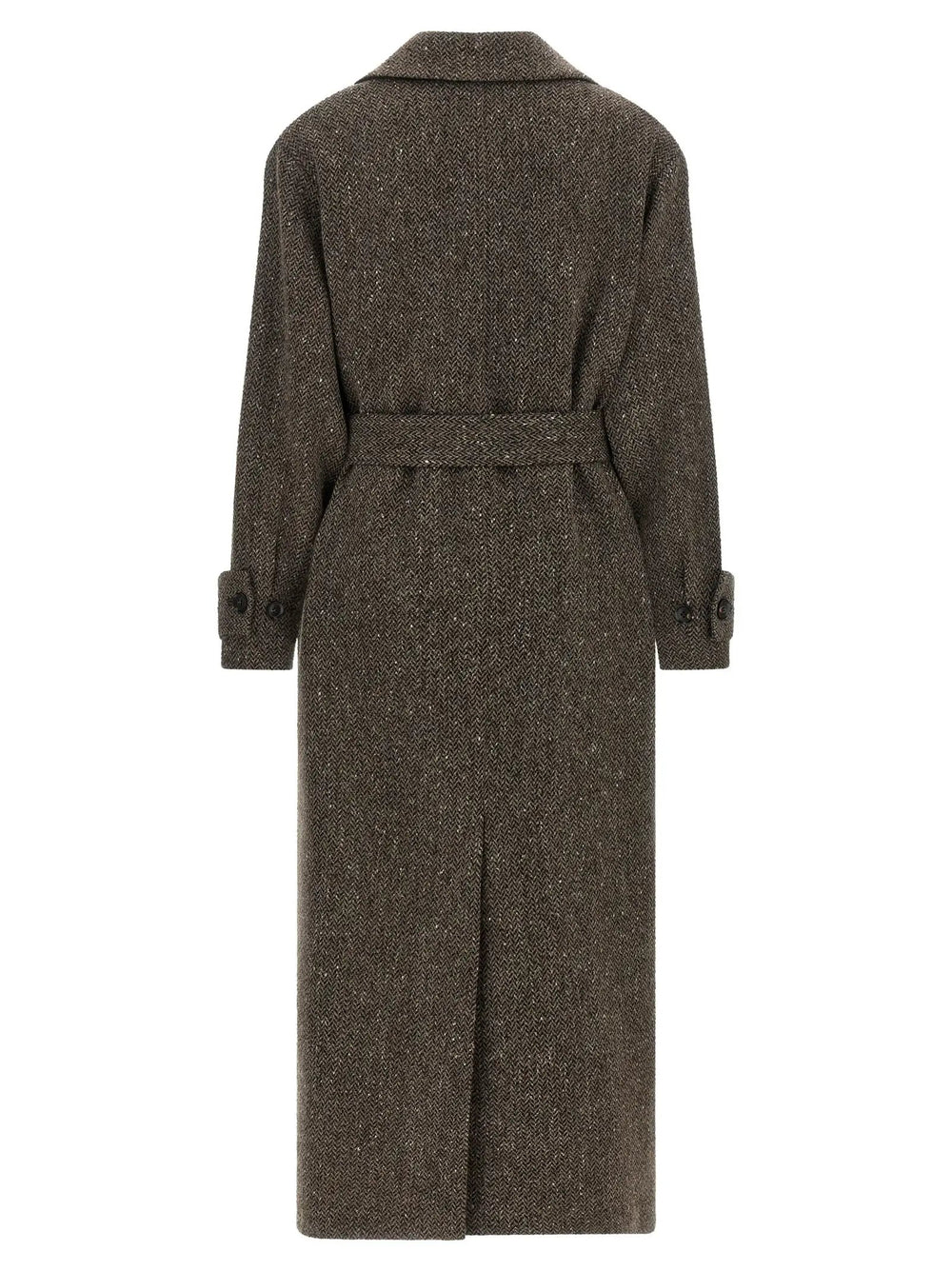 Kiton Sample Sale | Kiton Brown Virgin Wool Coat - | Designer outlet