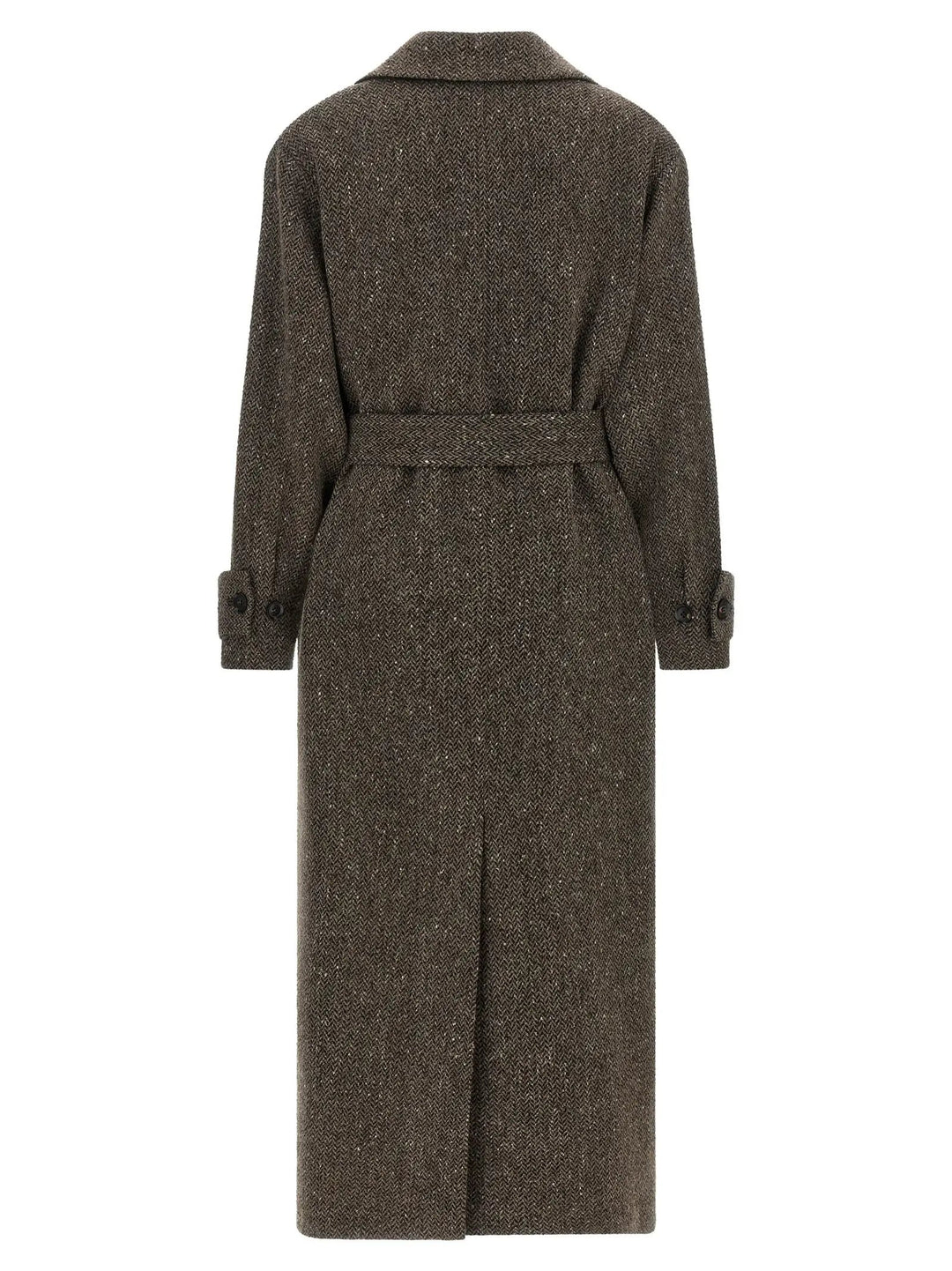 Kiton Sample Sale | Kiton Brown Virgin Wool Coat - | Designer outlet