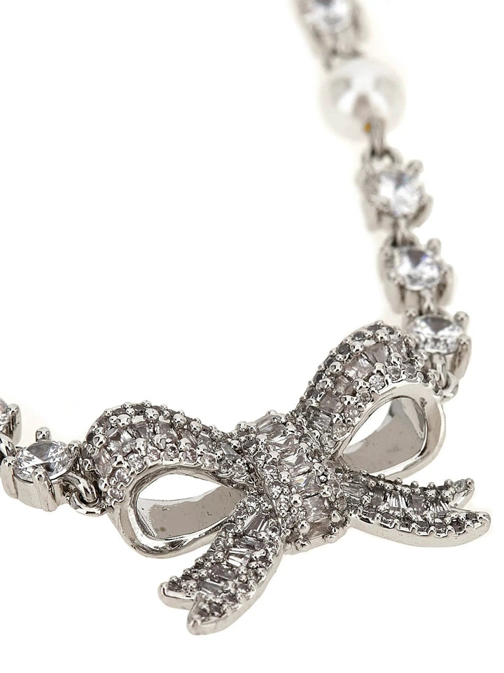 Self-Portrait Sample Sale | Self-Portrait Silver Brass Necklace - | Designer outlet
