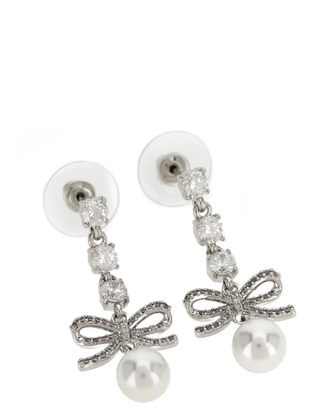 Self-Portrait Sample Sale | Self-Portrait Silver Brass Earrings - | Designer outlet