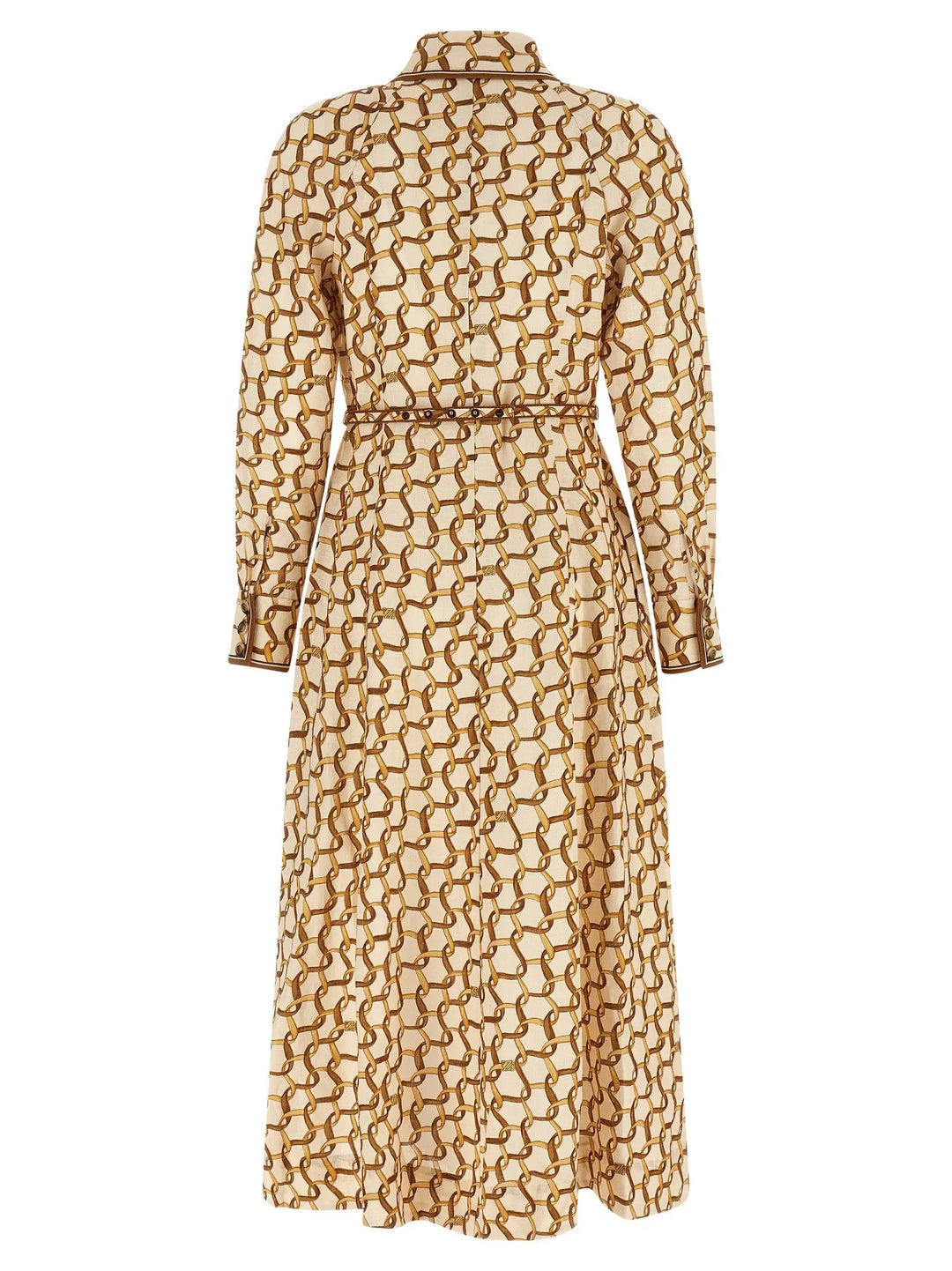 Zimmermann Sample Sale | Zimmermann Beige Linen Midi Dress - | Designer outlet