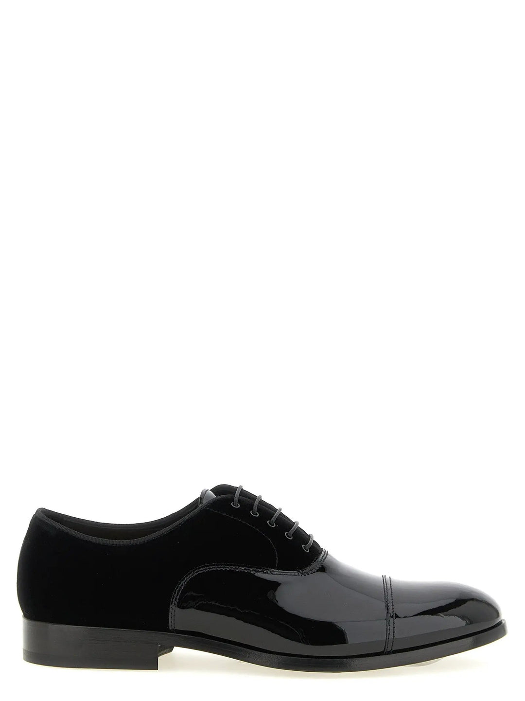 Doucal's Sample Sale | Doucal's Black Lamb Leather Oxfords And Derbies - | Designer outlet