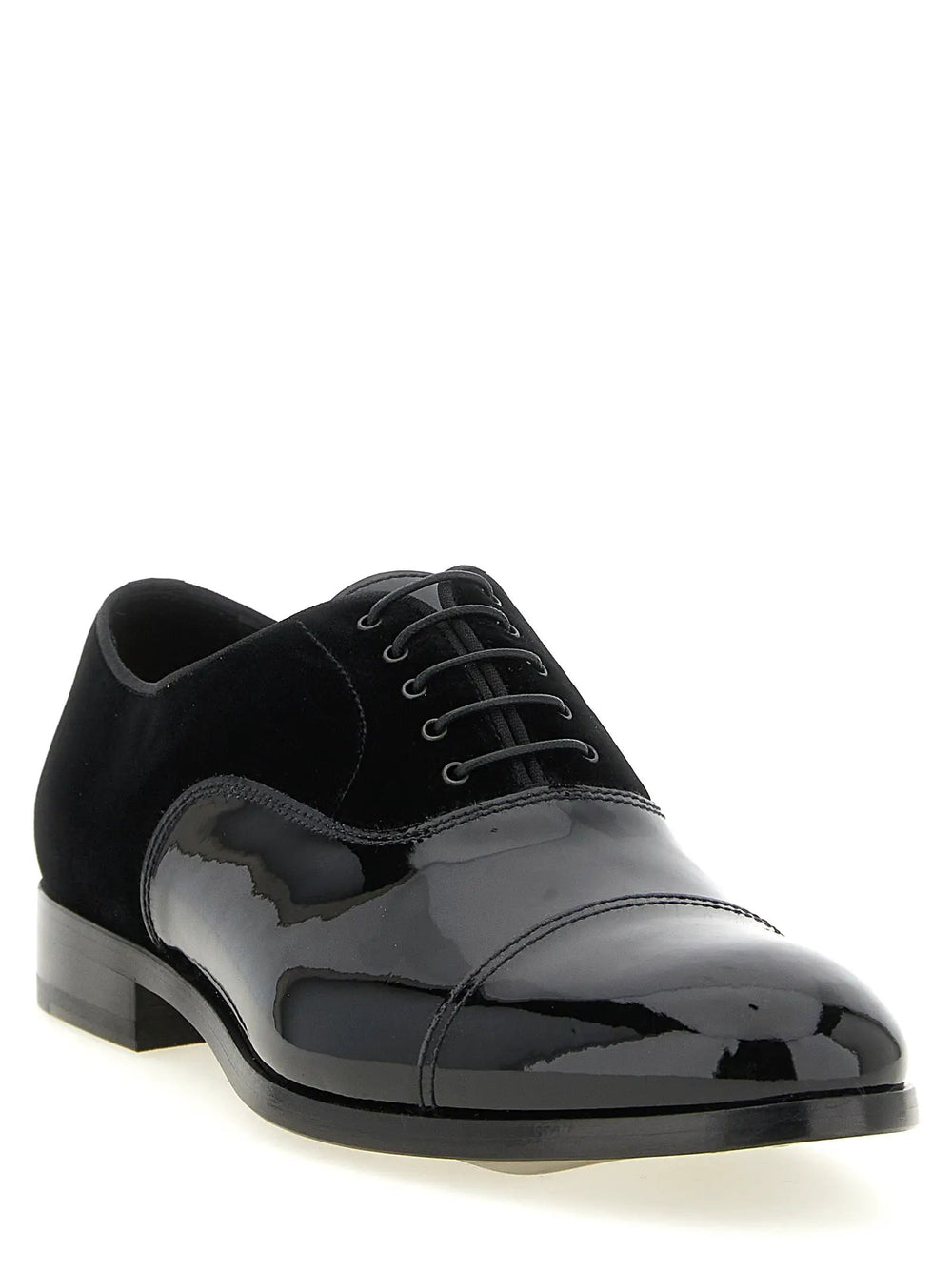 Doucal's Sample Sale | Doucal's Black Lamb Leather Oxfords And Derbies - | Designer outlet