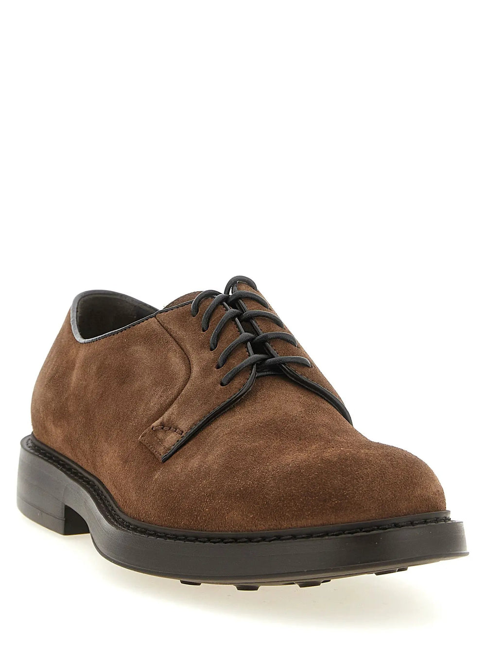 Doucal's Sample Sale | Doucal's Brown Lamb Leather Oxfords And Derbies - | Designer outlet
