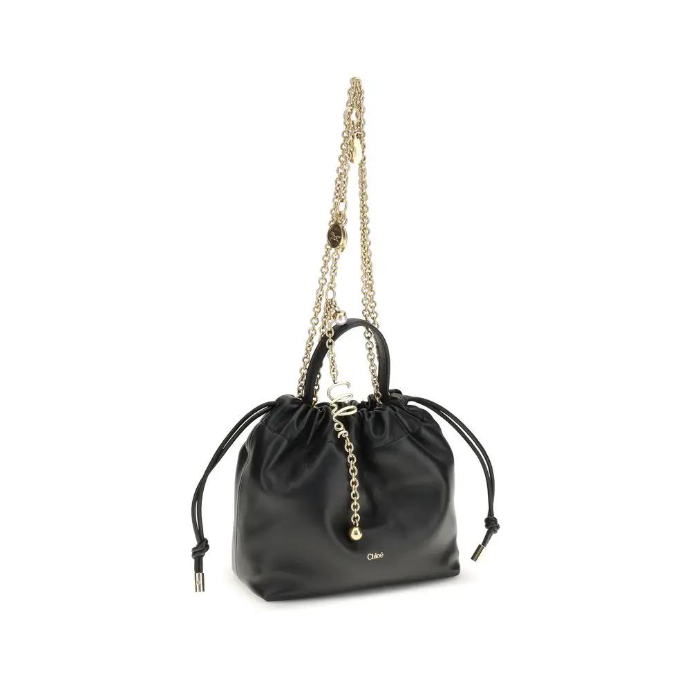 Chloé Sample Sale | Chloé Black Calf Leather Bos Taurus Shoulder Bag - | Designer outlet